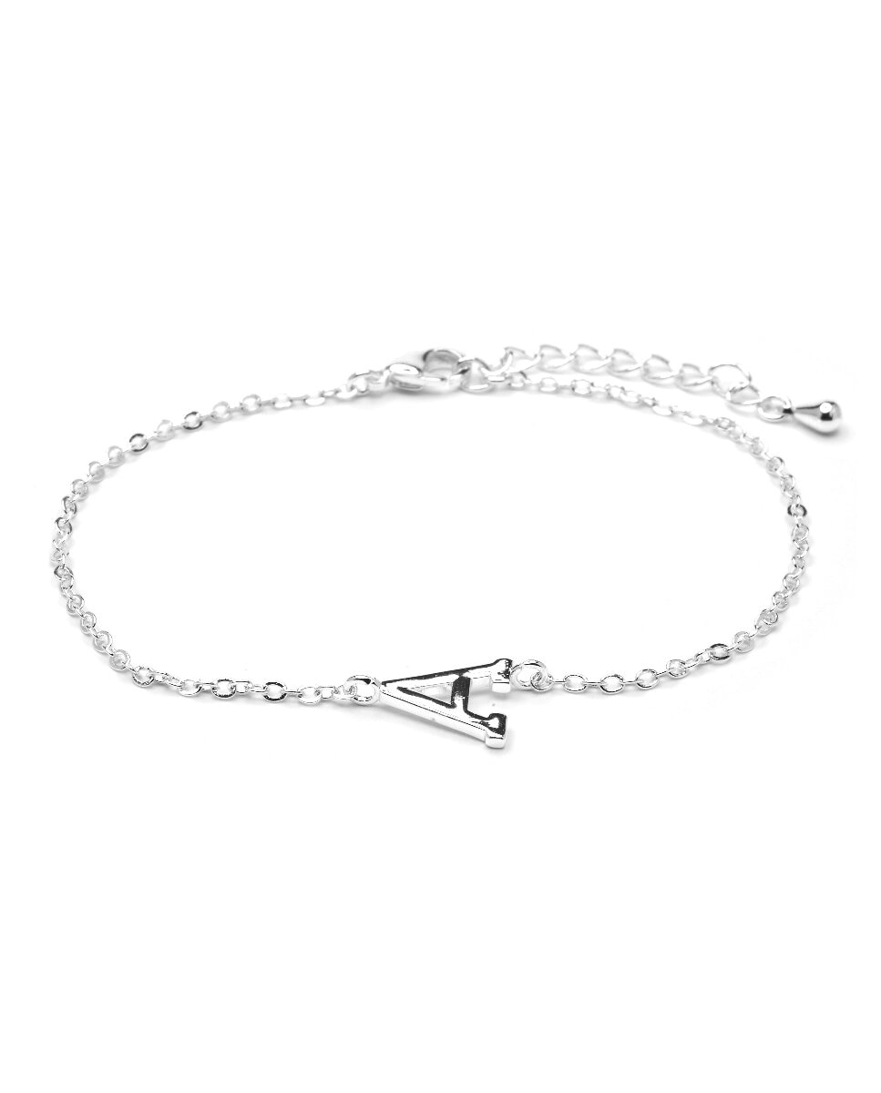 Imagen 0 de Pulsera Alphabet acabado plata