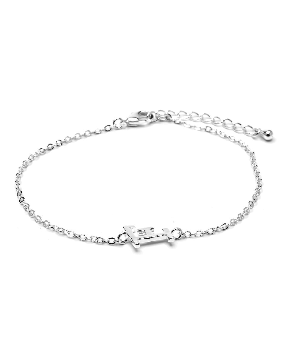 Imagen 0 de Pulsera Alphabet acabado plata