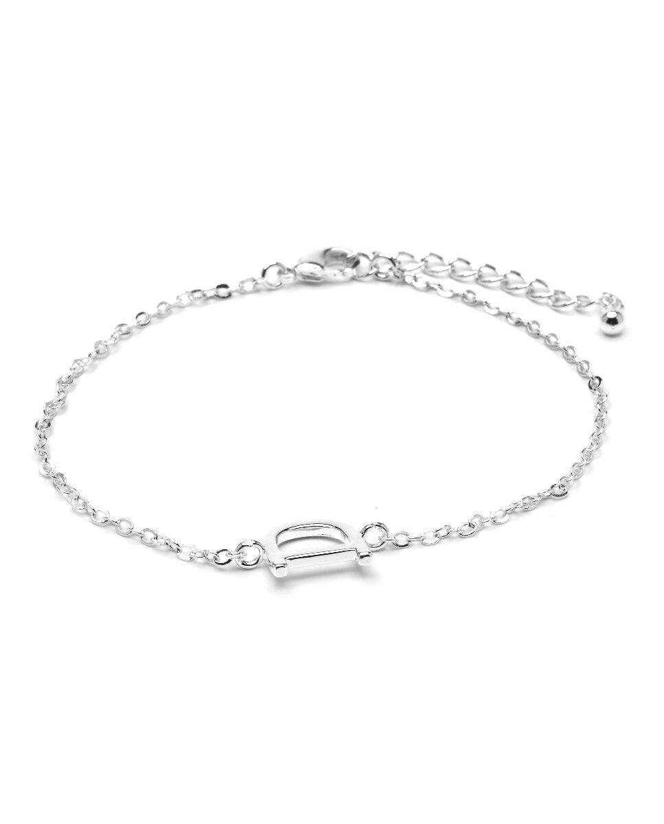 Imagen 0 de Pulsera Alphabet acabado plata