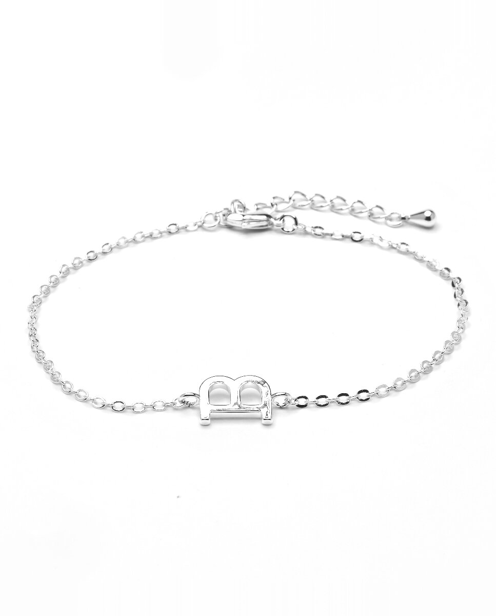 Imagen 0 de Pulsera Alphabet acabado plata