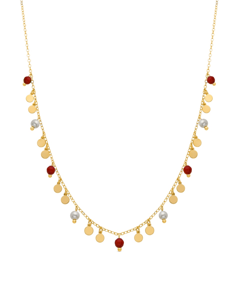 Imagen 0 de Collar acabado en oro amarilo 18k