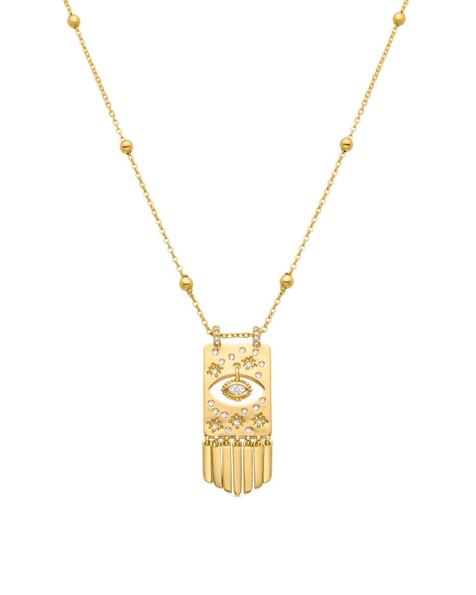 Imagen 0 de Collar acabado en oro amarilo 18k
