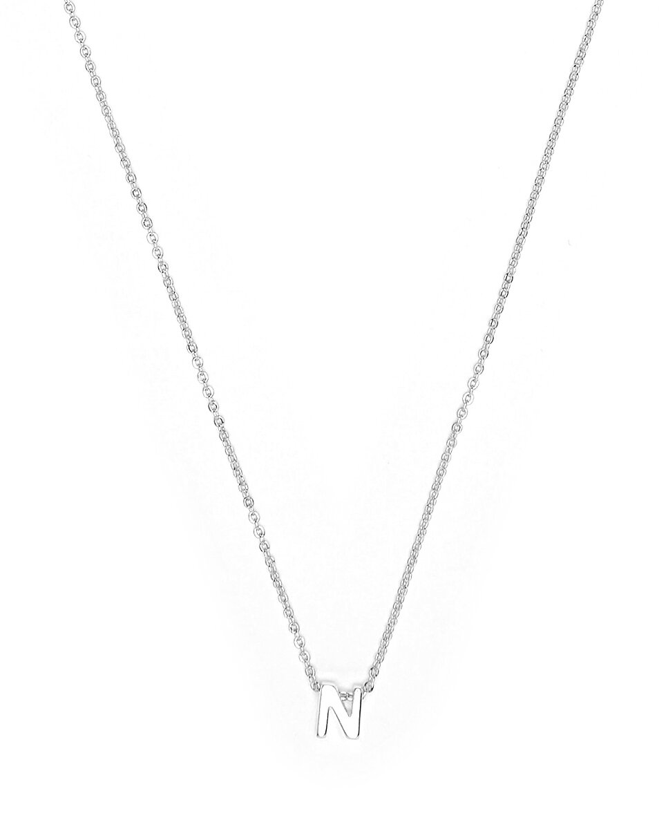 Imagen 0 de Collar Alphabet acabado plata