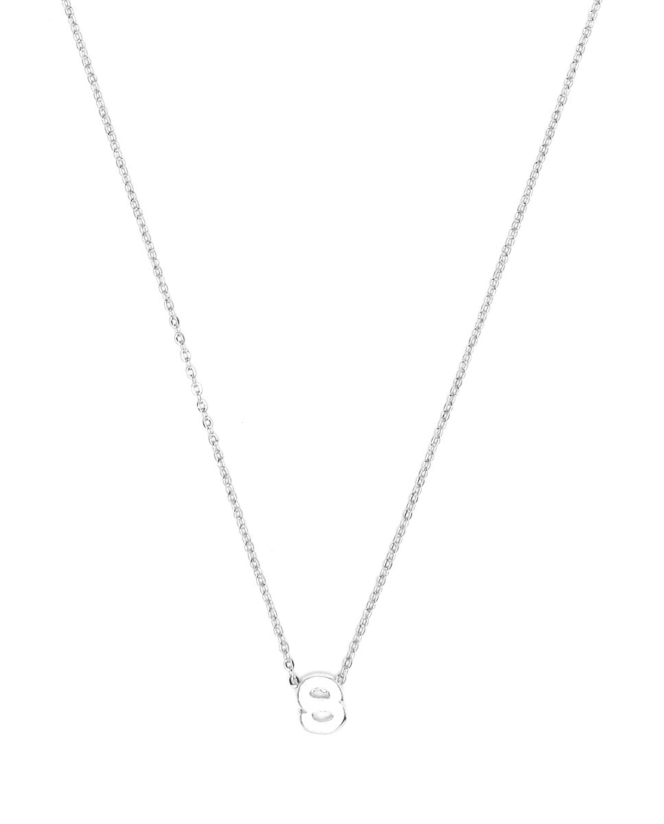 Imagen 0 de Collar Alphabet acabado plata