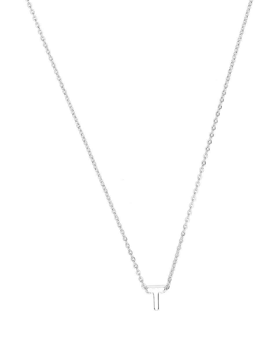 Imagen 0 de Collar Alphabet acabado plata