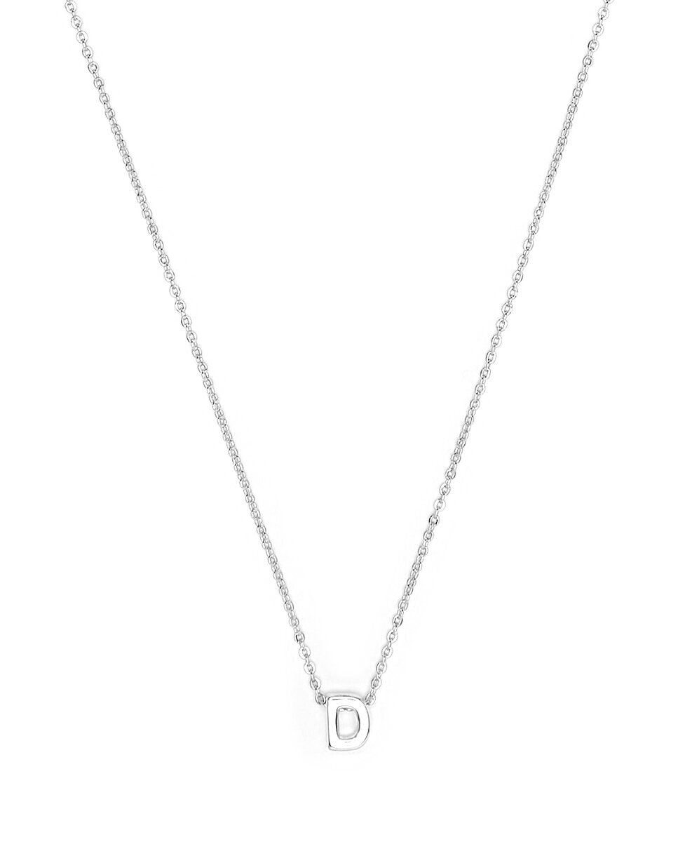Imagen 0 de Collar Alphabet acabado plata