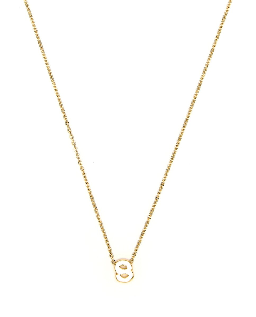 Imagen 0 de Collar Alphabet acabado oro 18k