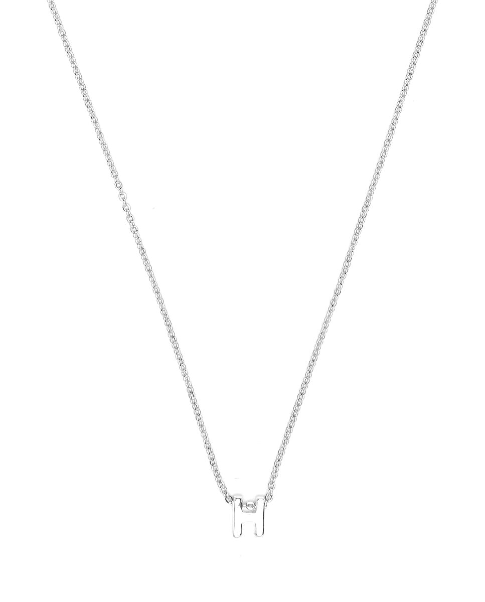 Imagen 0 de Collar Alphabet acabado plata