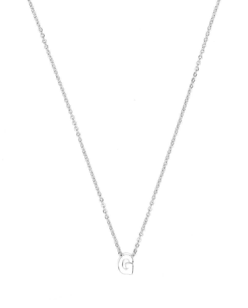 Imagen 0 de Collar Alphabet acabado plata