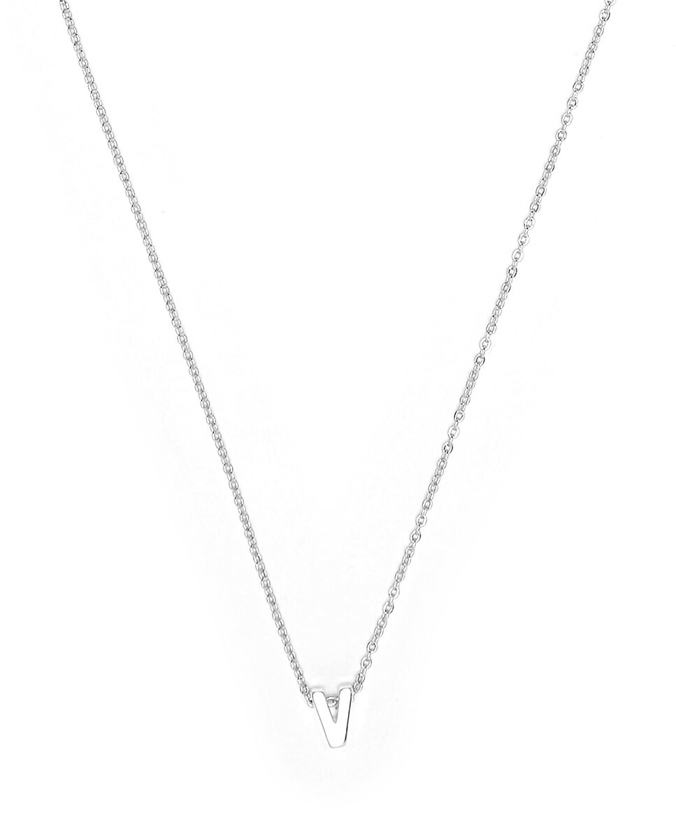 Imagen 0 de Collar Alphabet acabado plata