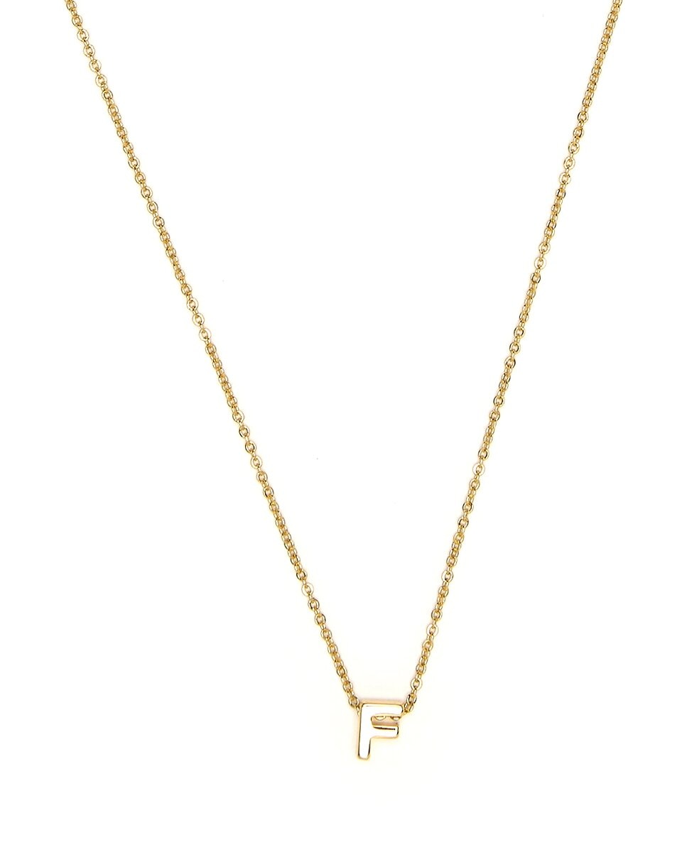Imagen 0 de Collar Alphabet acabado oro 18k