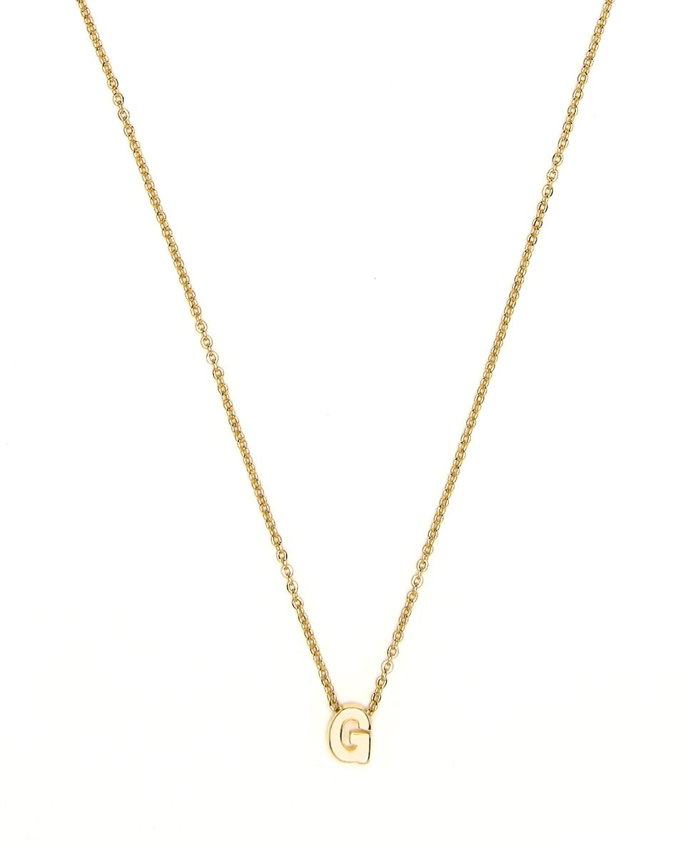 Imagen 0 de Collar Alphabet acabado oro 18k