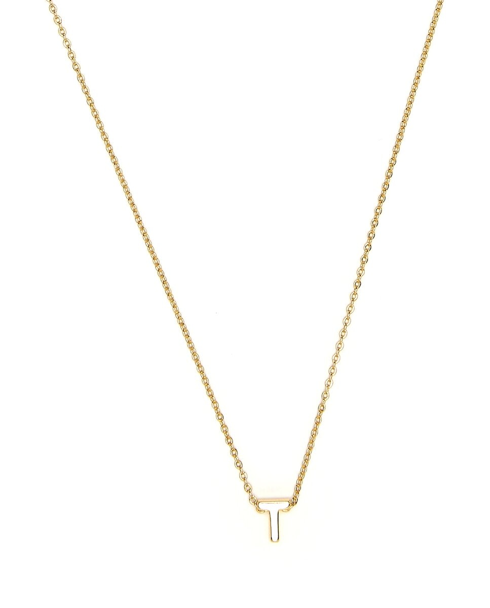 Imagen 0 de Collar Alphabet acabado oro 18k