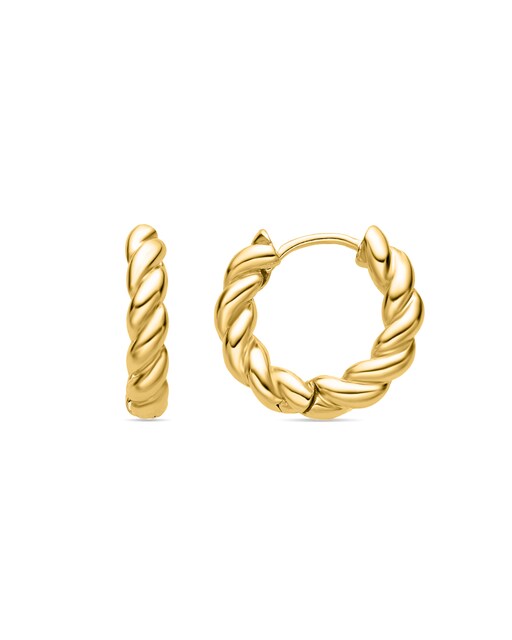 Imagen 0 de Pendientes acabados en oro amarillo de 18k