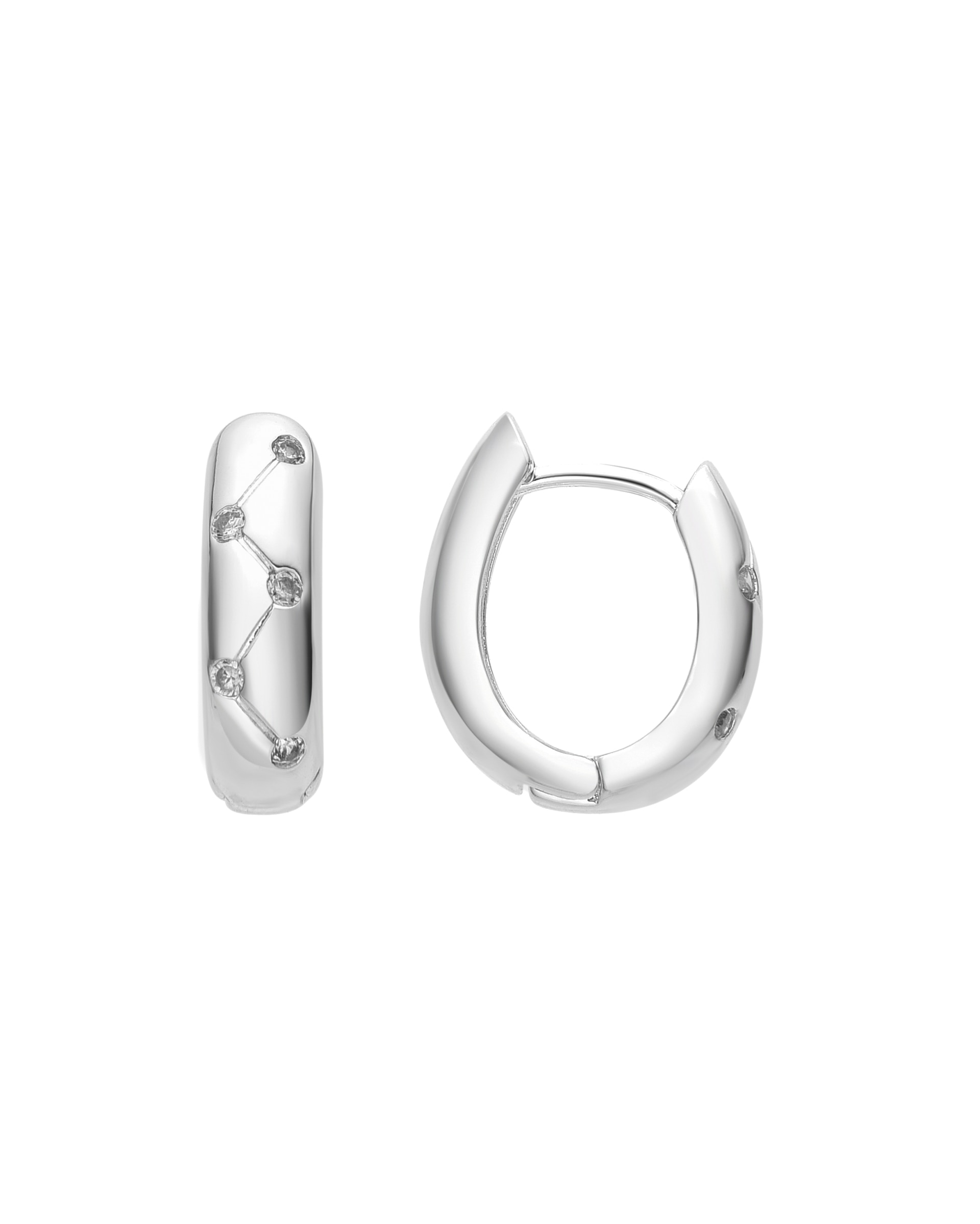 Imagen 0 de Pendientes Donwa acabado plata
