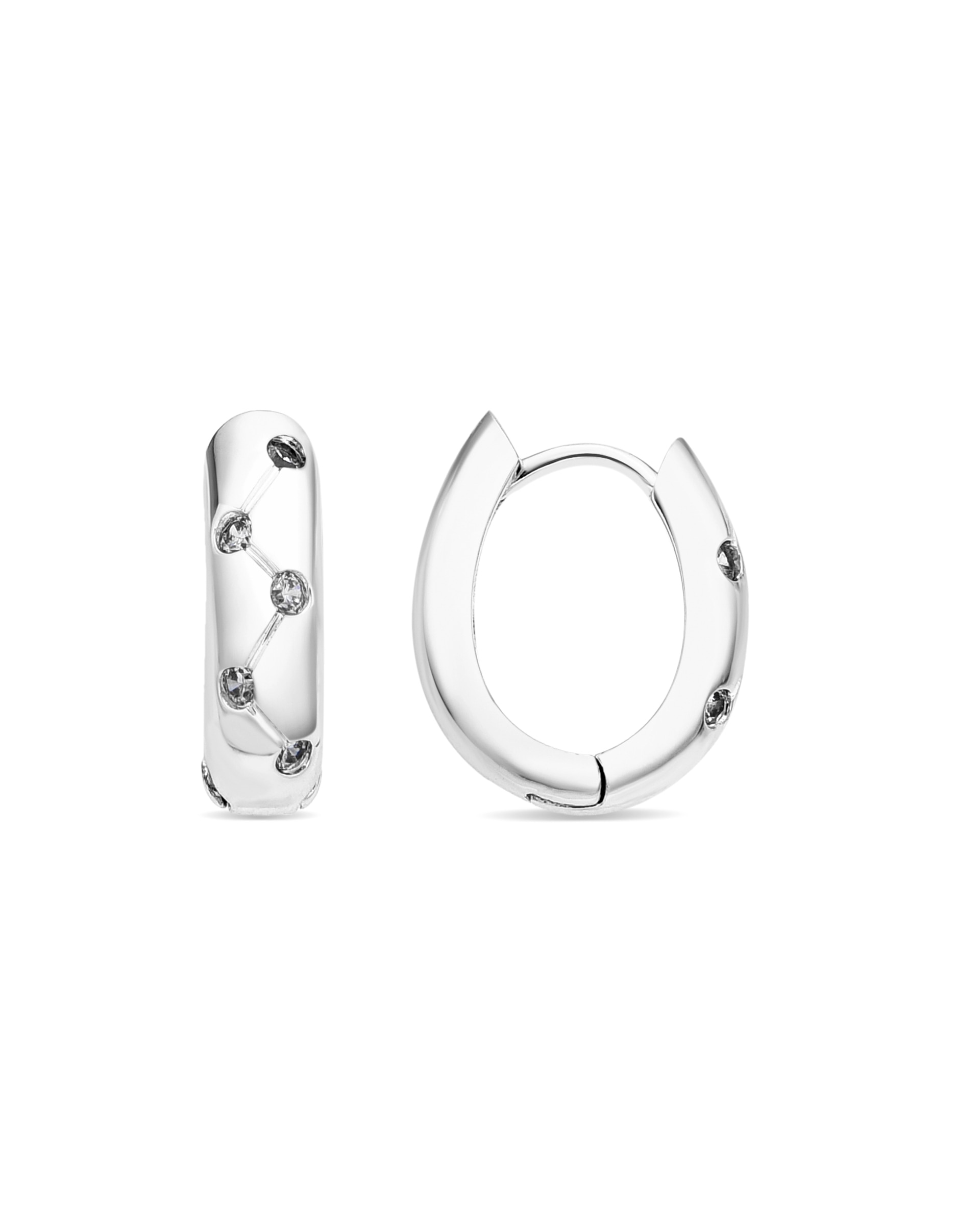 Imagen 0 de Pendientes Gruk acabado plata