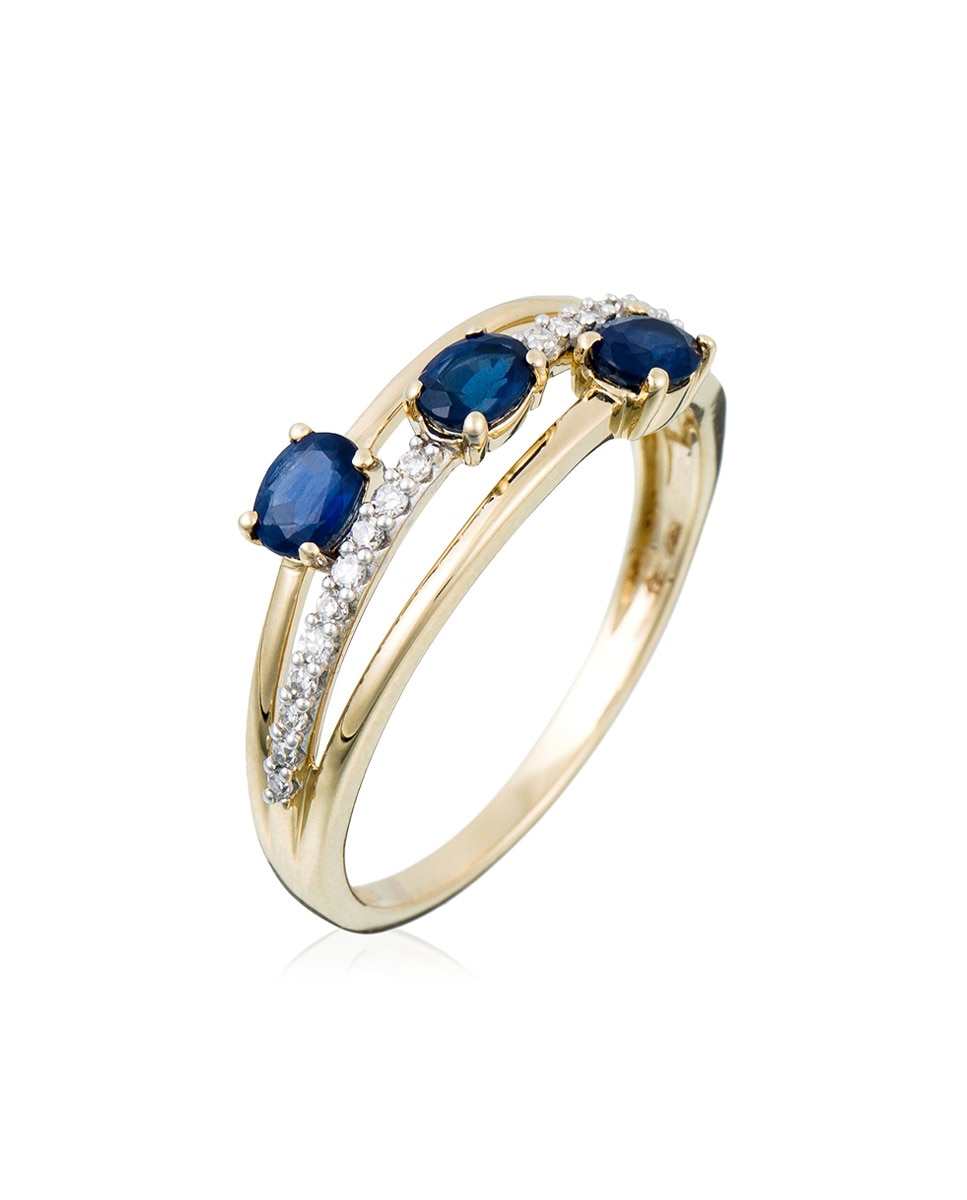 Imagen 0 de Anillo "Trio de Saphir"