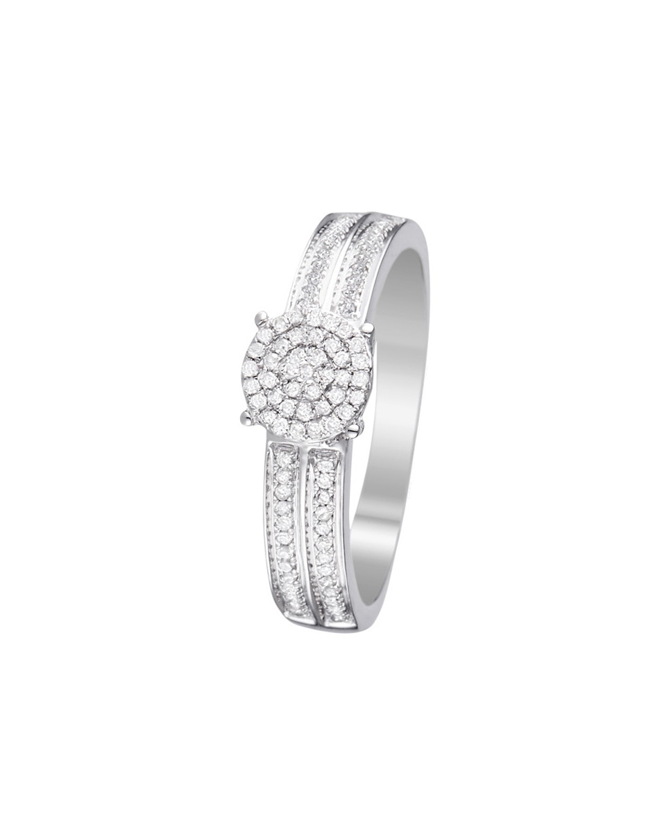 Imagen 0 de Anillo "Toi que j'aime" Diamantes 0,20/92