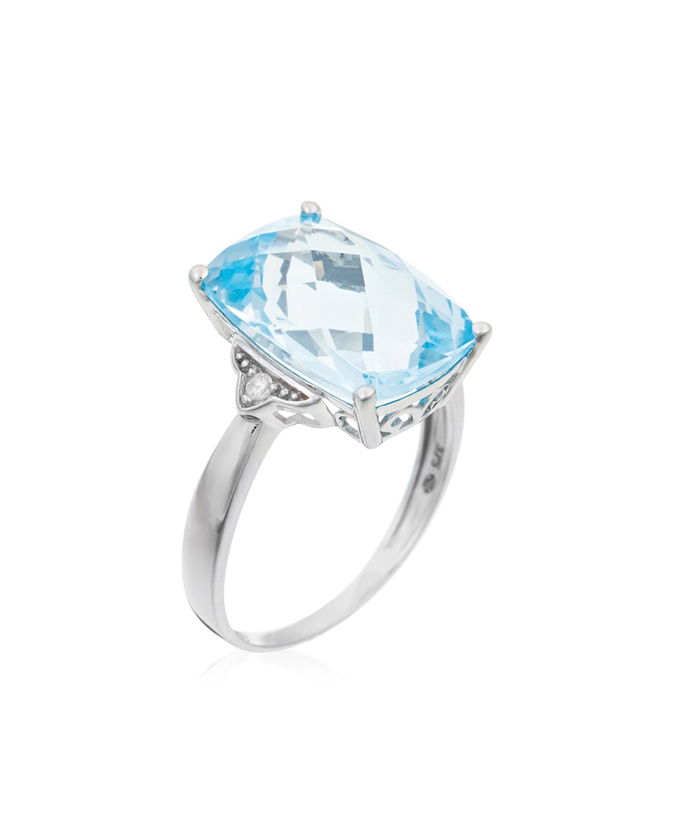 Imagen 0 de Anillo "Blue Hilll" D0,03/2 Topacio Azul