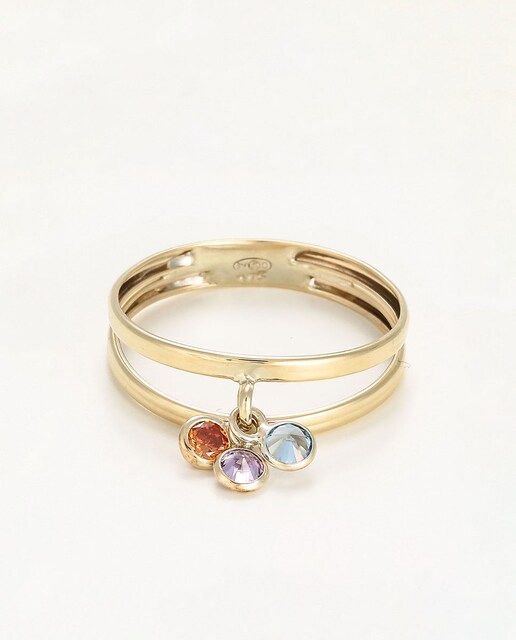 Imagen 0 de Anillo " Pierettes de couleurs "