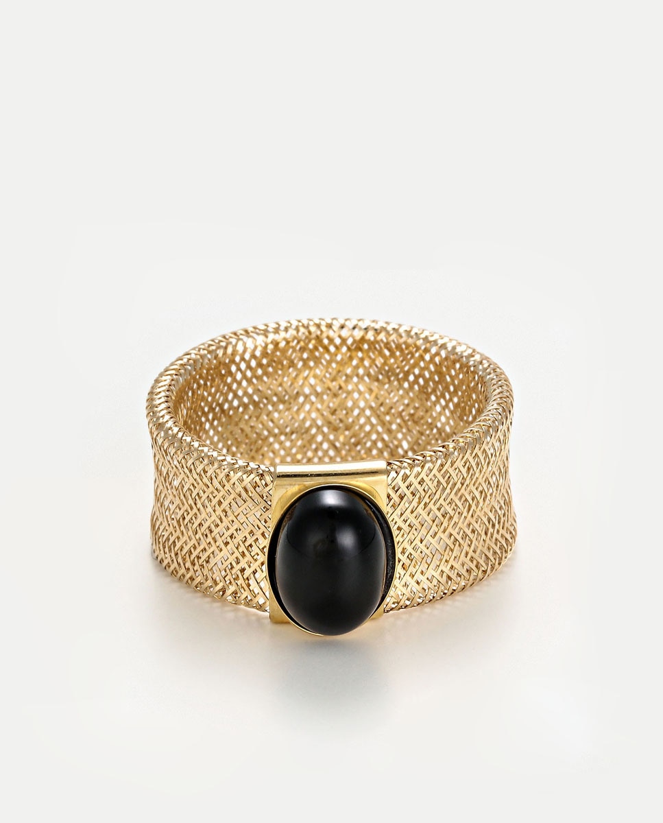 Imagen 0 de Anillo " Onyx Flamboyant " Oro amarillo 375/1000
