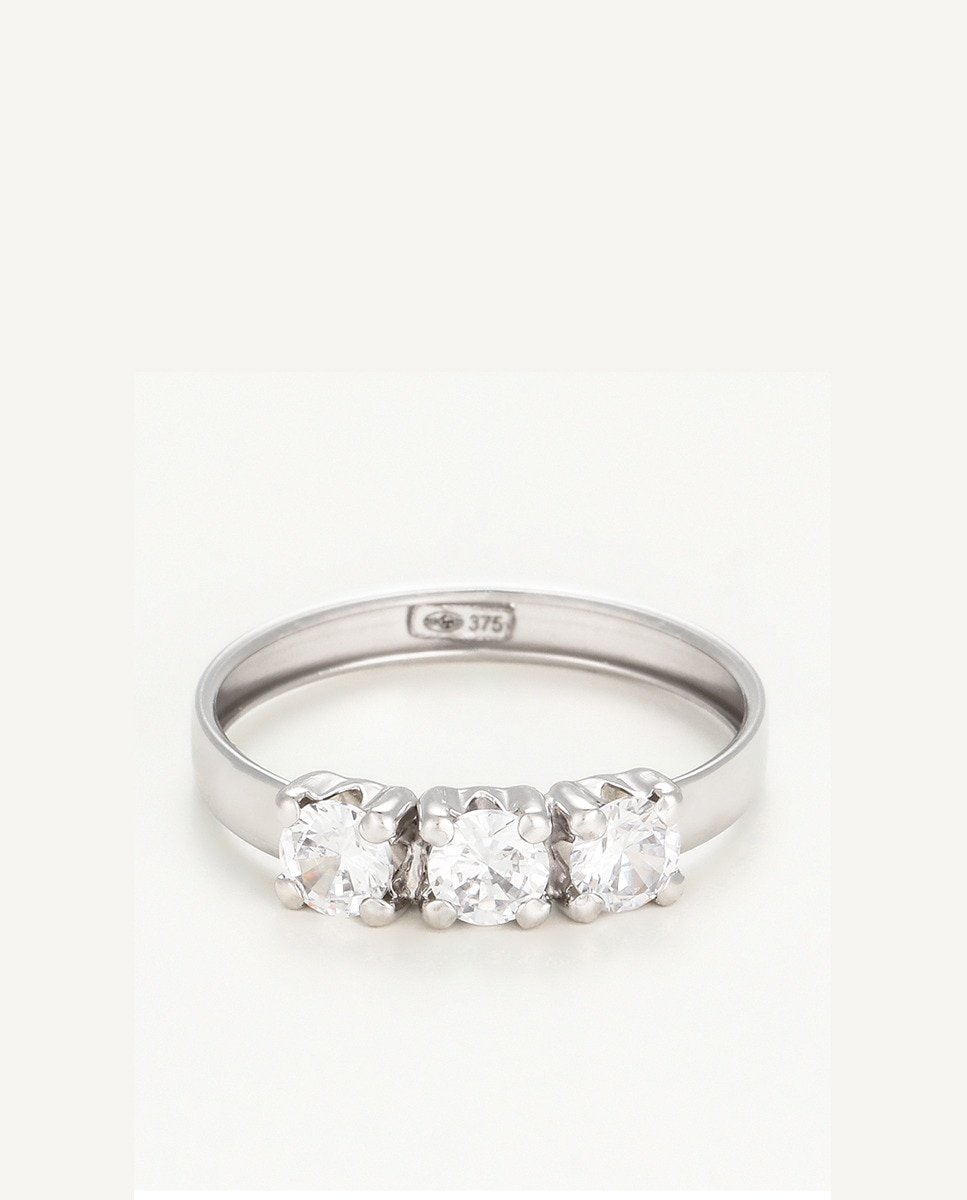 Anillo "Trio de Pierre" Oro blanco — oferta en Primeriti