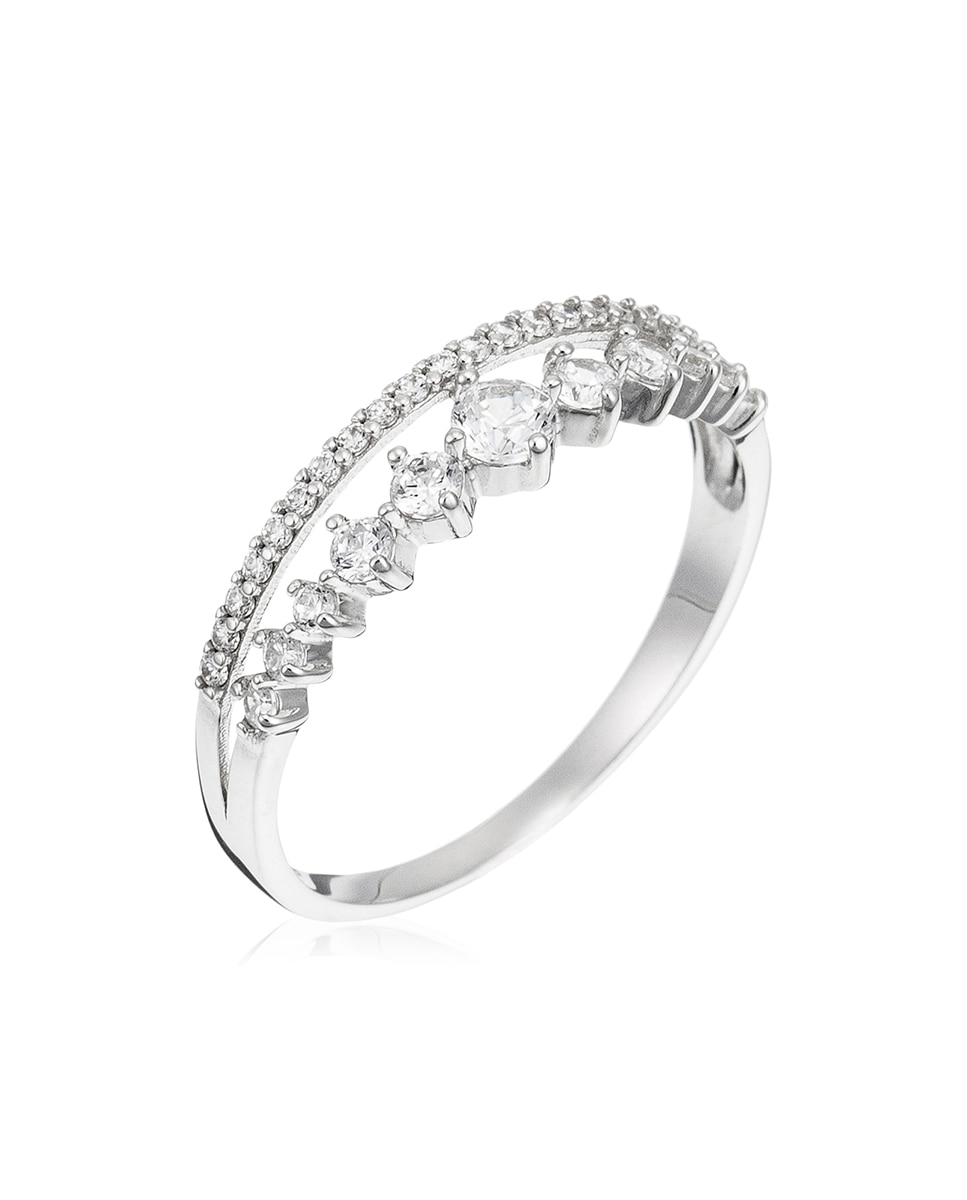Anillo "Ma reine" oro blanco 375/1000 — oferta en Primeriti
