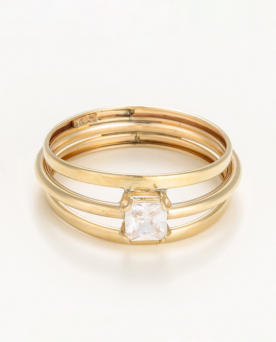Imagen 0 de Anillo "Sam " Oro amarillo