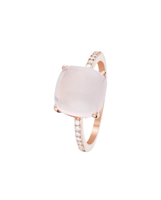Imagen 0 de Anillo "Rose Dragée" D0,11/12 & Quartz rose 4,8/1