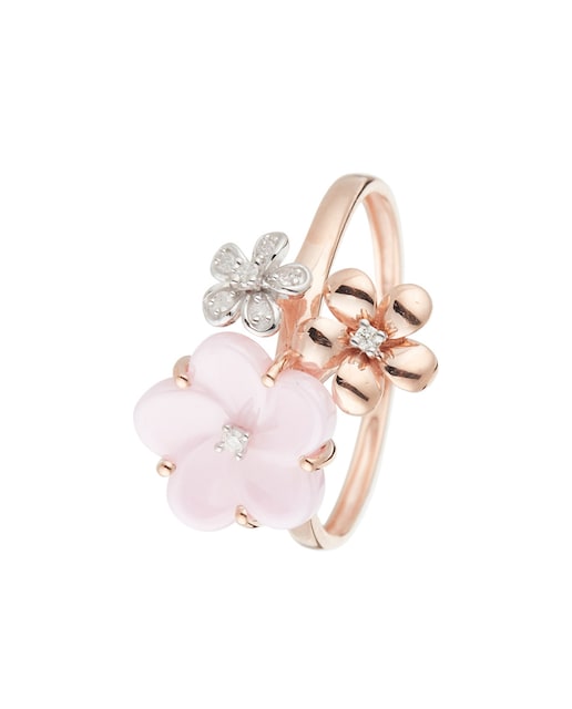 Imagen 0 de Anillo "Floraisons"Ceramique Rose, Dia0,041/8