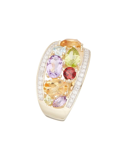 Imagen 0 de Anillo "Mae" D 0,18/32 MULTIPIERRES 2,6/8