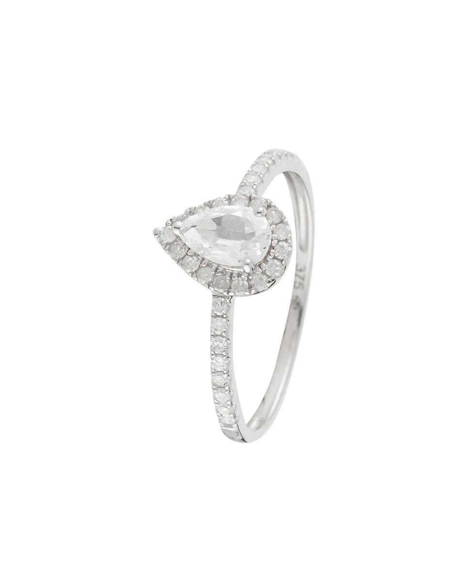 Anillo "Pescara" D 0,202/32 White Topaze 0,825/1 — oferta en Primeriti