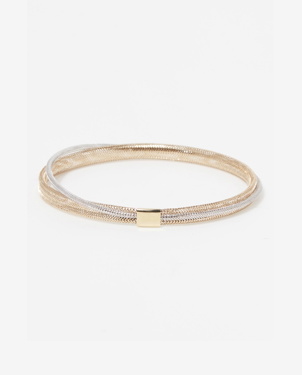 Pulsera "Matera" Or Bicolore Jaune 375/1000 — oferta en Primeriti