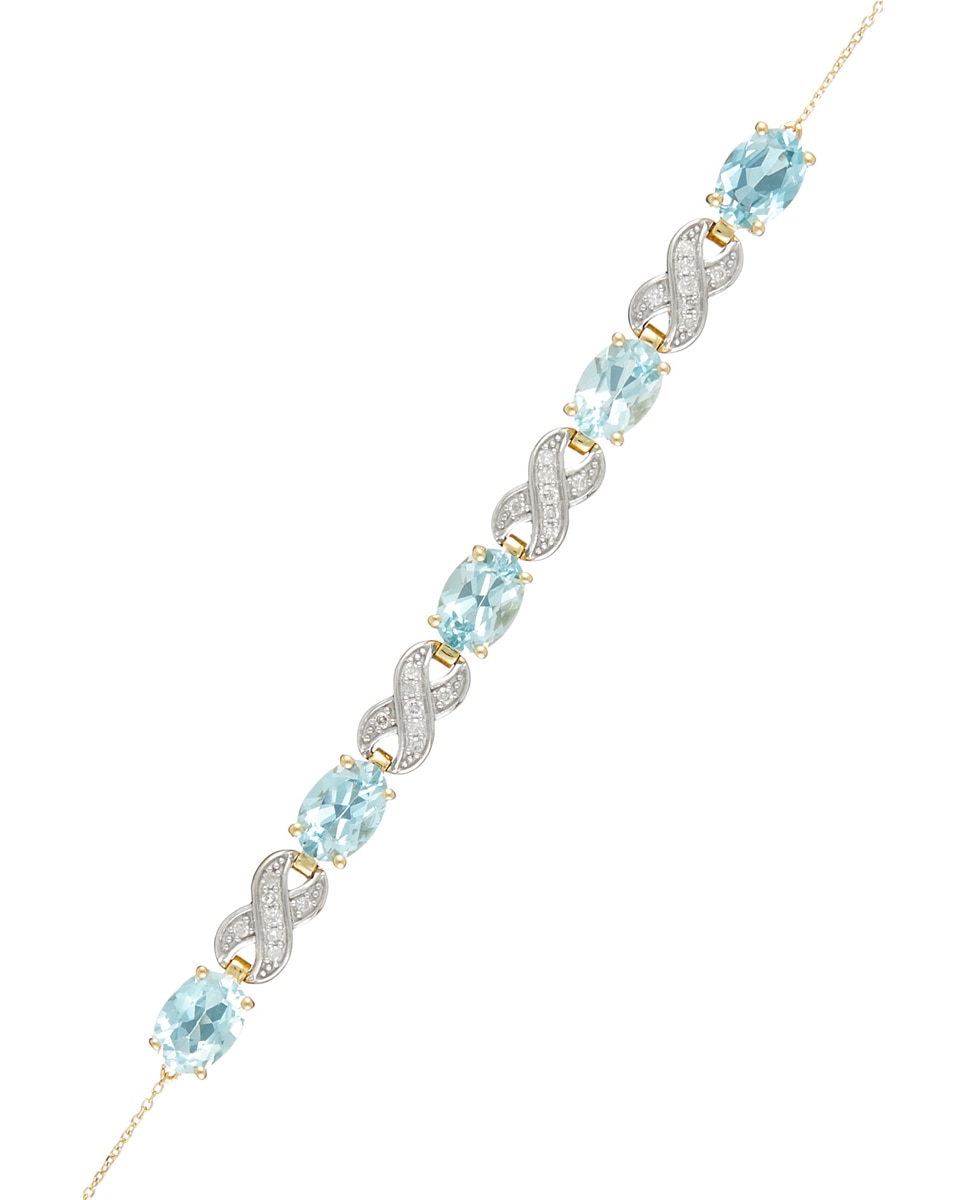 Imagen 0 de Pulsera "Likasi" D0,166/28 Blue Topaze 5,77/5