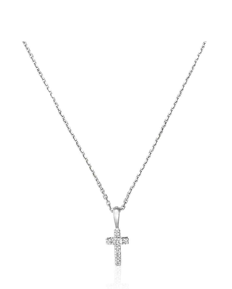 Colgante "Mini croix" Oro blanco — oferta en Primeriti