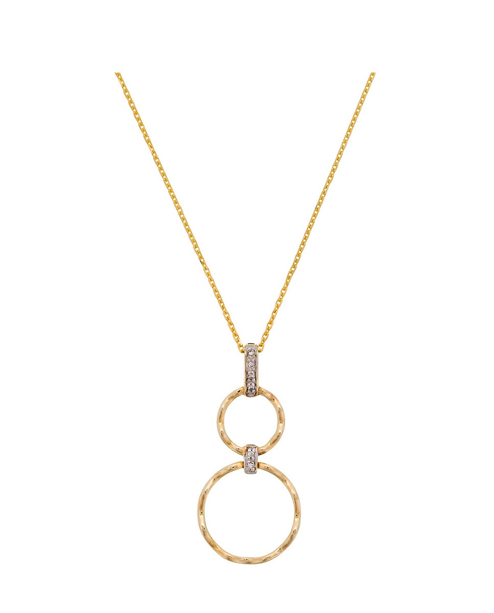 Colgante "Gold circles" Diamants 0,02/6 — oferta en Primeriti