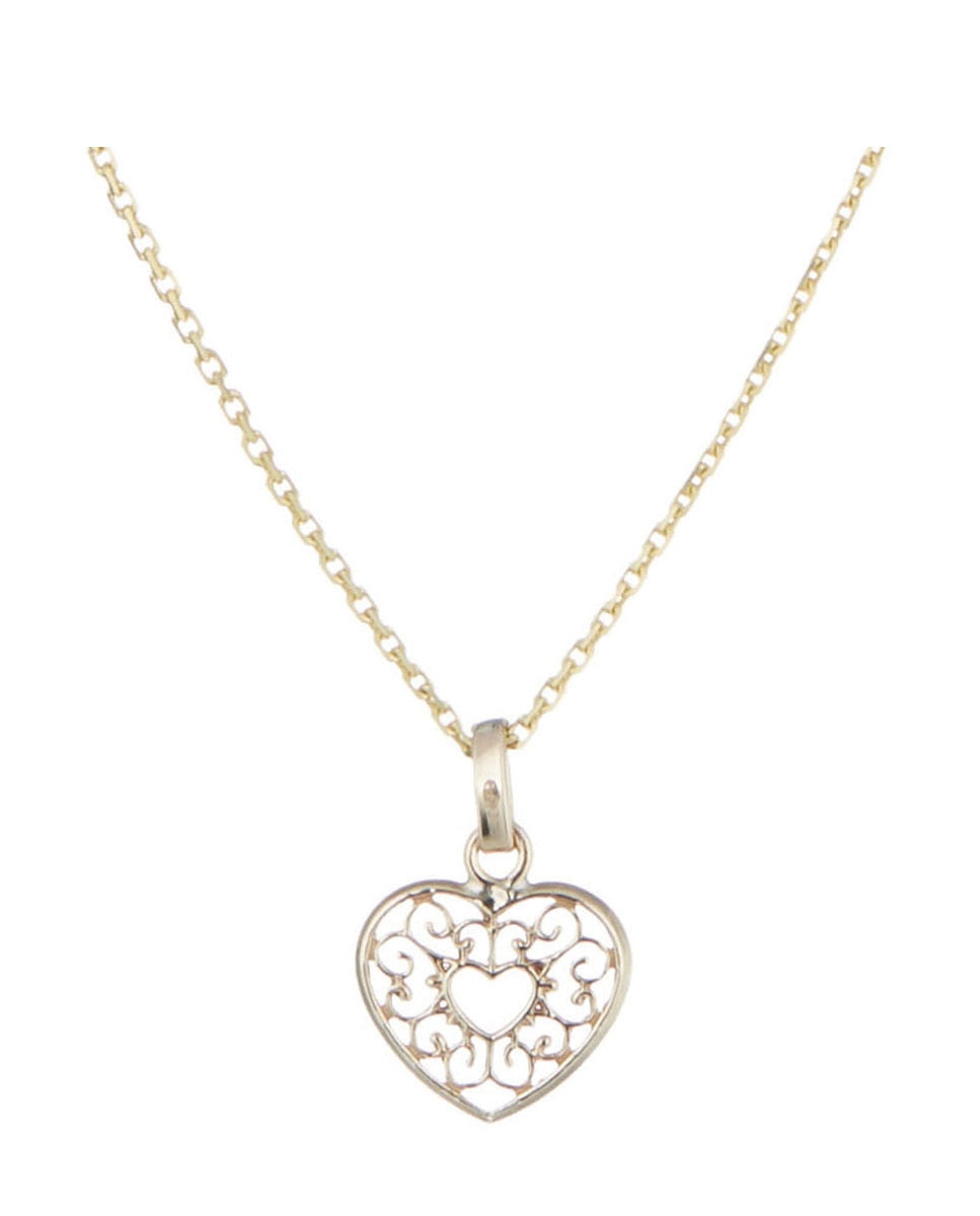 Imagen 0 de Colgante "C?urs arabesque" Or Jaune 375/1000