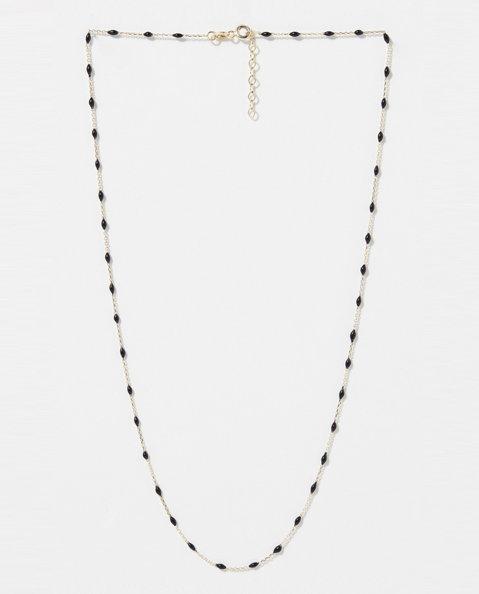 Imagen 0 de Collar "amada noir" oro amarillo