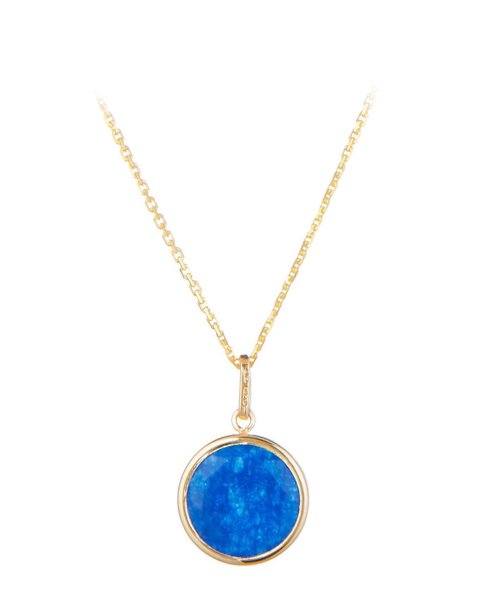 Imagen 0 de Colgante Jade azul, Oro amarillo 375/1000