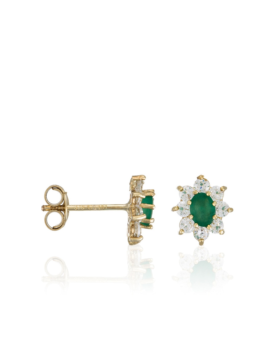 Imagen 0 de Pendientes "Marguerite esmeralda"