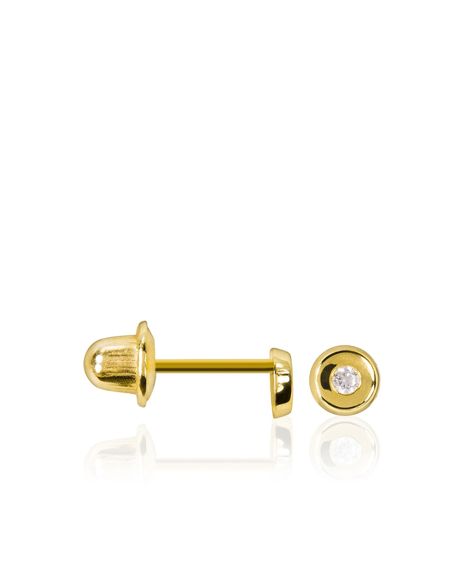 Imagen 0 de Pendientes nino "Rond" Oro amarillo