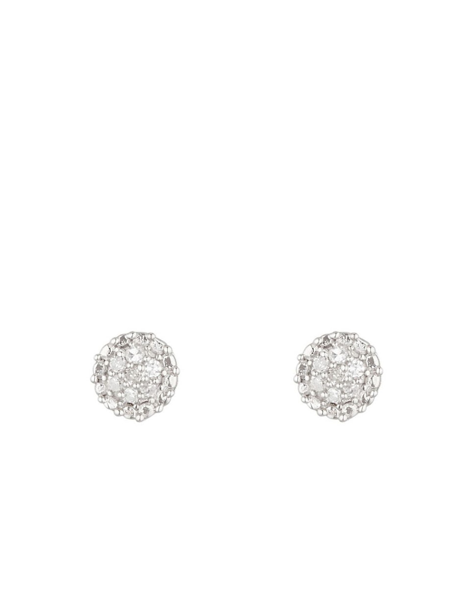 Imagen 0 de Pendientes "Round Stud" Diamanteses 0,02/14