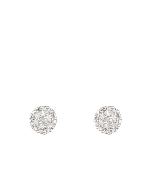 Imagen 0 de Pendientes "Round Stud" Diamanteses 0,02/14