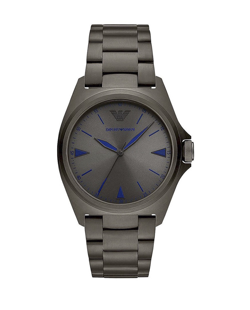 Imagen 0 de Reloj analógico hombre acero - gris