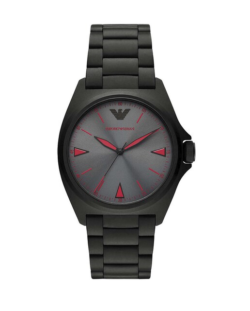 Imagen 0 de Reloj analógico hombre acero - negro