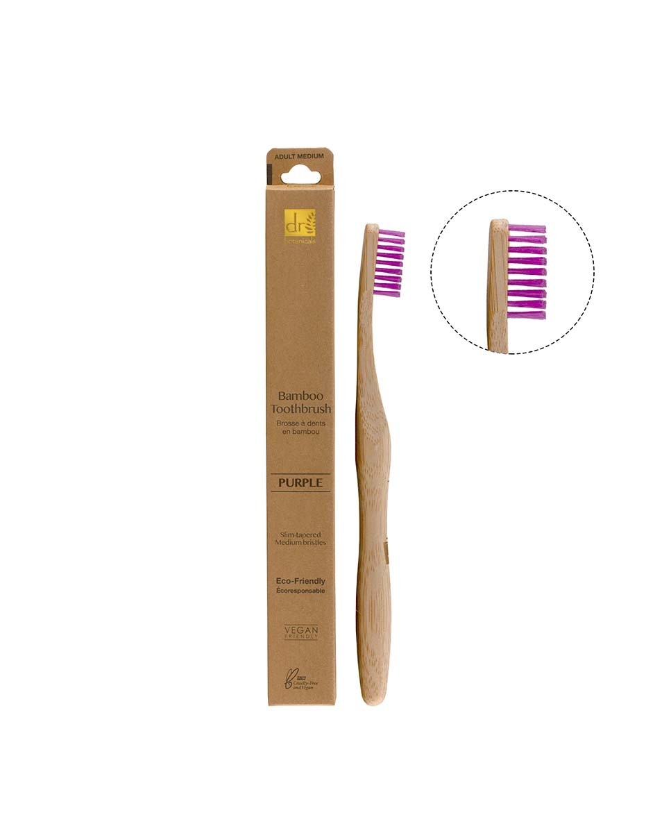 Cepillo de dientes de bambú - Morado — oferta en Primeriti