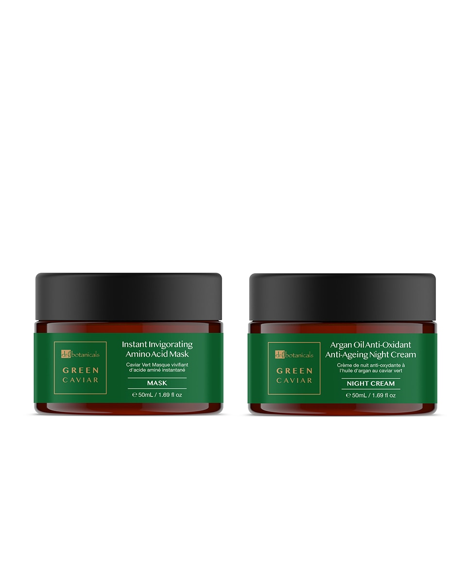 Imagen 0 de Mascarilla y Crema de Noche con Caviar Verde