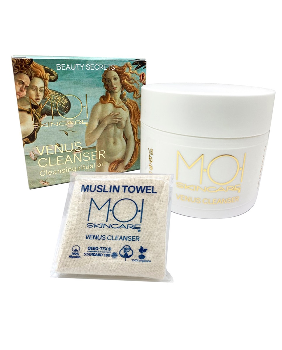 Imagen 0 de Ritual de limpieza facial venus cleanser desmaquillante con toalla muslin towel