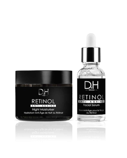 Imagen 0 de Retinol Hidratante Noche Antiedad 60ml y Retinol Sérum Facial Antiedad 30ml