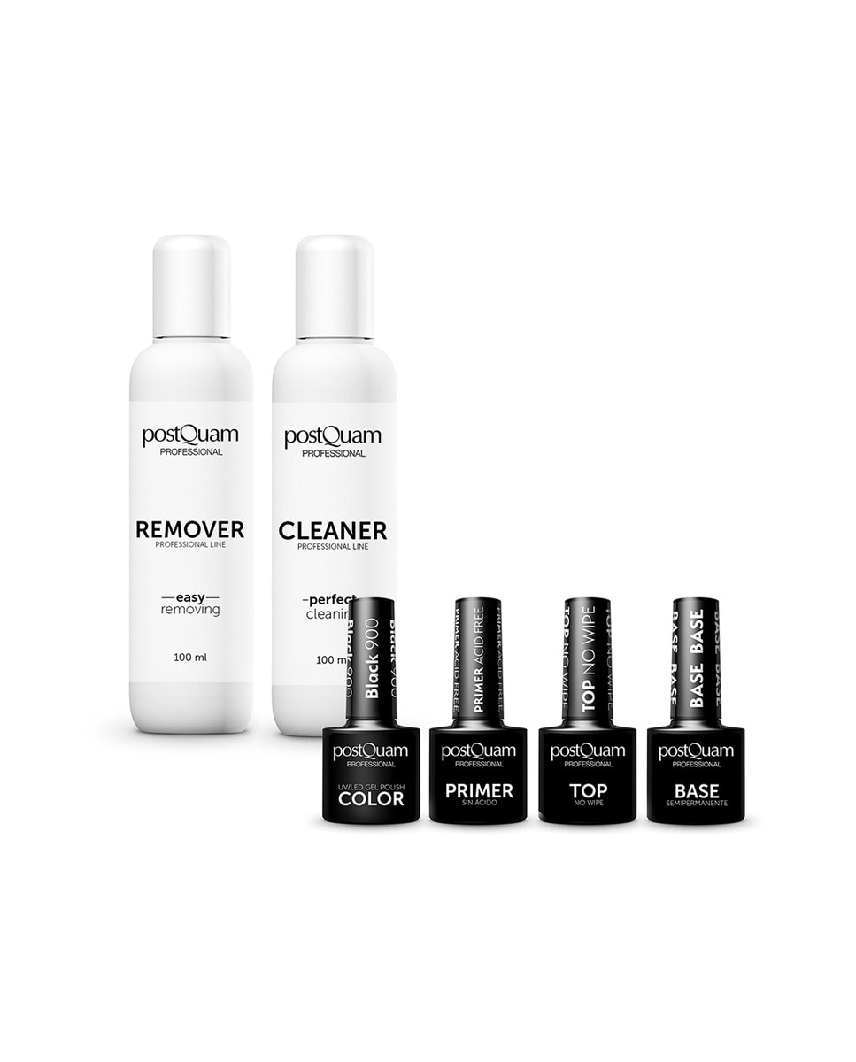 Imagen 0 de Kit manicura semipermante color negro